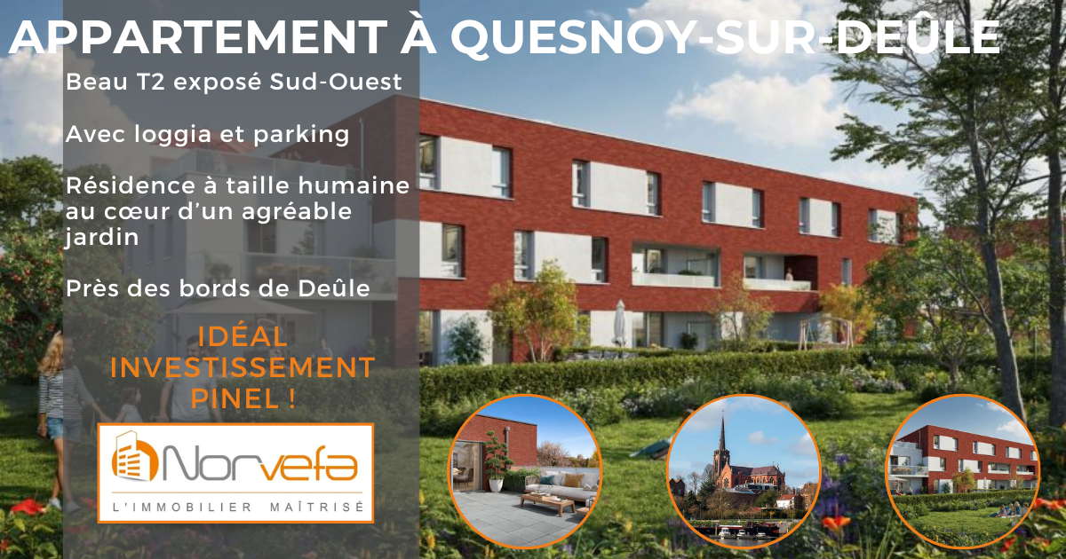 Appartement T2 à Quesnoy Sur Deûle